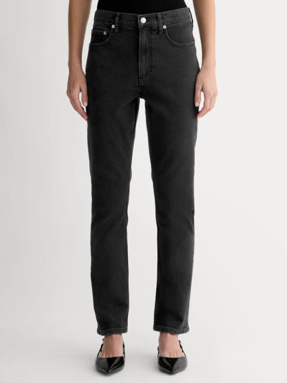 The Original Cheeky® Jean | Washed Black | 28.5" Inseam - never worn, size 28